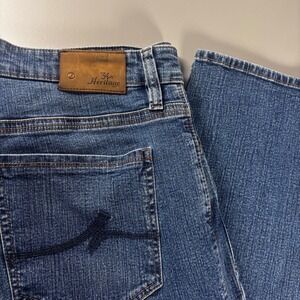 34 Heritage Charisma Mens Comfort Rise Classic Straight Leg Jeans Blue 35x33